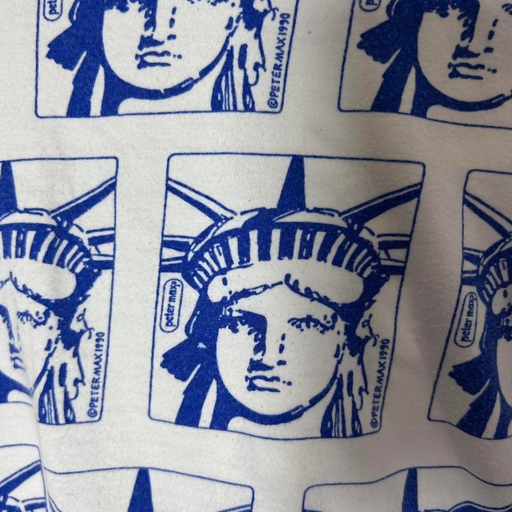 90s Peter Max Reversible New York Art  Vintage Peter Max Statue Of Liberty - Picture 5 of 8